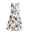 Self-portrait Linen-cotton Floral Mini Dress