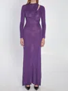 Self-portrait Long Dress With Cut-out