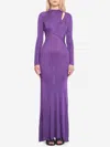 Self-portrait Long Dress With Cut-out
