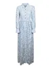 Self-portrait Belted Corded Lace Maxi Dress