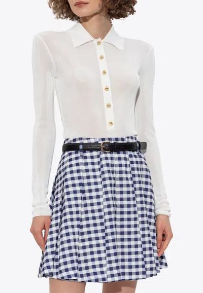 SELF-PORTRAIT LONG-SLEEVED SHIRT BODYSUIT