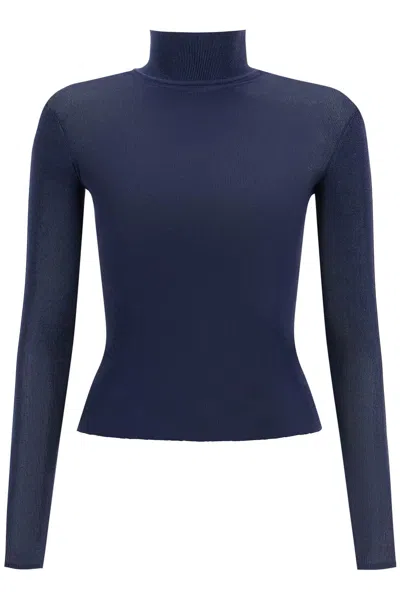 Self-portrait Self Portrait Lurex Knit Dolce In Blue