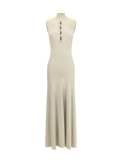 SELF-PORTRAIT LUREX KNIT LONG DRESS