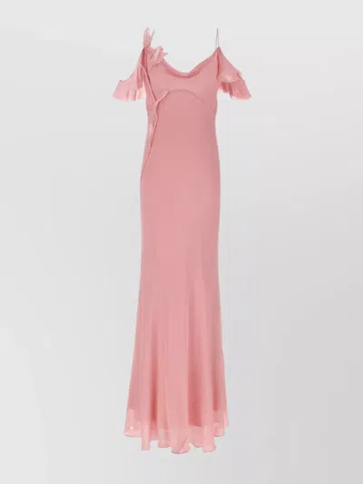 Self-portrait Self Portrait Long Dress In Pink