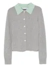 Self-portrait Grey Merino Wool Sweaters And Cardigans Gray
