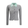 Self-portrait Grey Merino Wool Sweaters And Cardigans Gray