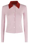 Self-portrait Merino Wool Cardigan