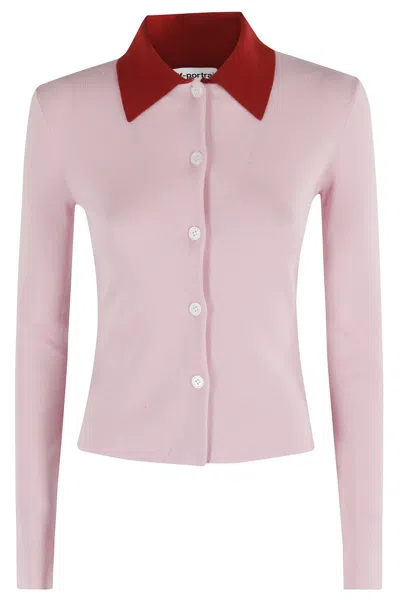 Self-portrait Merino Wool Cardigan