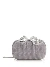 Self-portrait Chainmail Crystal-embellished Clutch