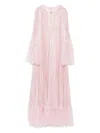 Self-portrait Tulle Embellished Maxi Dress In Pink