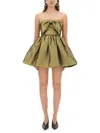 Self-portrait Metallic Jacquard Mini Dress
