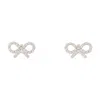Self-portrait Micro Bow Earrings