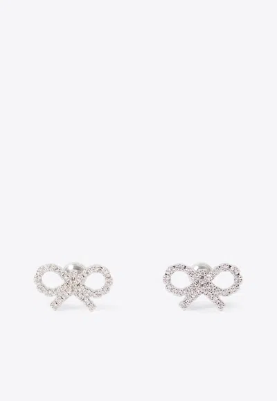 SELF-PORTRAIT MICRO BOW EARRINGS