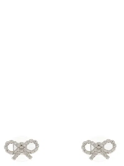 SELF-PORTRAIT SELF-PORTRAIT 'MICRO BOW' EARRINGS
