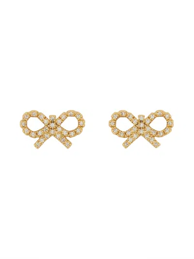 SELF-PORTRAIT MICRO BOW EARRINGS