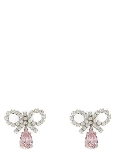 Self-portrait Micro Bow Pink Droplet Jewelry Pink