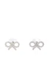 Self-portrait Silver Statement Earring In Metallic