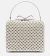 Self-portrait Micro Faux Pearls-embellished Clutch In White
