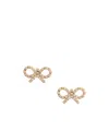 Self-portrait Embellished Bow Earrings