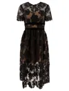 Self-portrait Prairie Guipure Lace Midi Dress