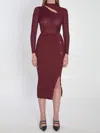 Self-portrait Midi Dress With Cut-out