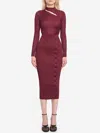 Self-portrait Midi Dress With Cut-out