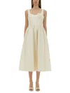 Self-portrait Bonded Satin Flower Midi Dress In Grey