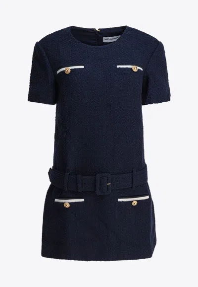 SELF-PORTRAIT MINI BELTED DRESS