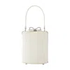 Self-portrait Leather Hand Bag In White