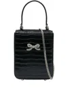 Self-portrait Mini Bow-embellishment Shouolder Bag In Black