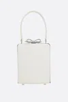 Self-portrait Self Portrait Women Bow Leather Bucket Bag In White