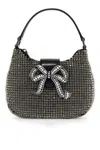 SELF-PORTRAIT SELF-PORTRAIT MINI CRESCENT BOW BAG WITH CRYSTALS