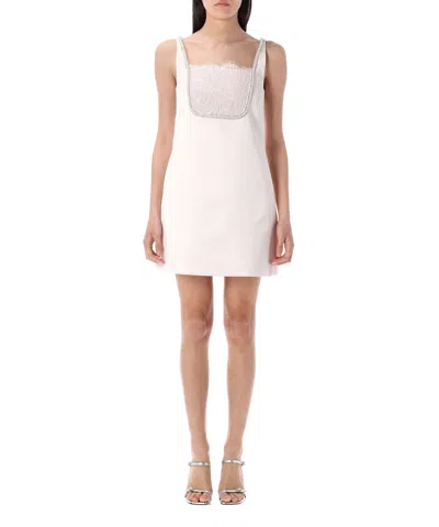 Self-portrait Mini Dress In Pink