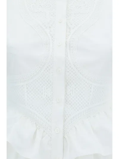 Self-portrait Mini Dress In White