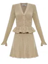 Self-portrait Mini Dress  In Brown