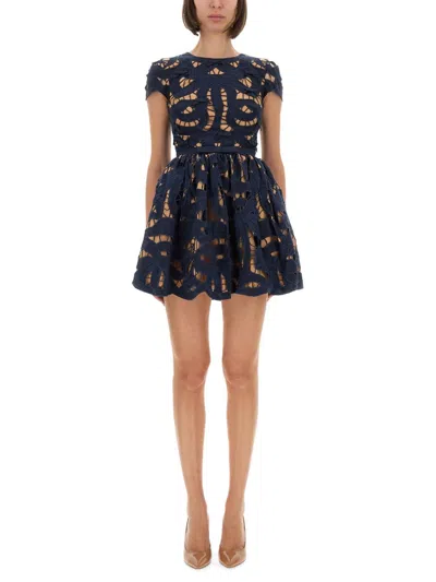 SELF-PORTRAIT MINI DRESS WITH BOW