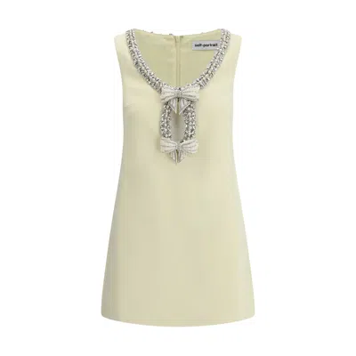 SELF-PORTRAIT MINI DRESS WITH BOWS