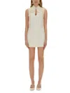 Self-portrait Mini Dress With Floral Pattern