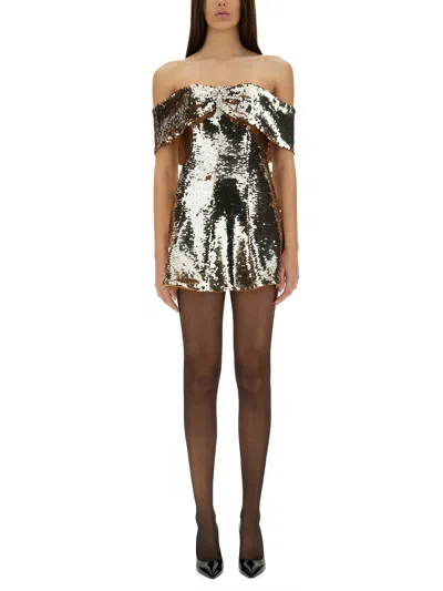 SELF-PORTRAIT MINI DRESS WITH SEQUINS