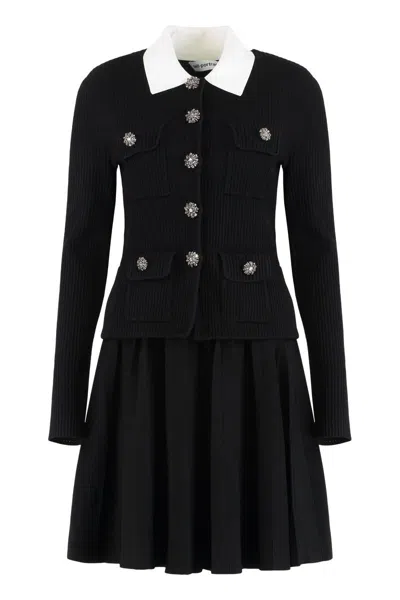 SELF-PORTRAIT SELF-PORTRAIT MINI KNITTED DRESS