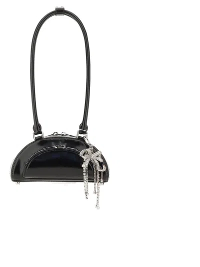 Self-portrait Mini Shoulder Bag In Black