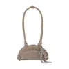 Self-portrait 'suede Mini With Charm' Shoulder Bag In Brown