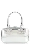 Self-portrait Mini Tote Bag In Silver