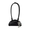 Self-portrait Mini With Charm Shoulder Bag In Black
