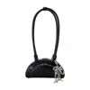 Self-portrait Mini With Charm Shoulder Bag In Black