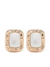 Self-portrait Golden Earrings With A Mother-of-pearl Heart