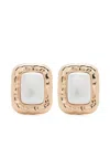 Self-portrait Golden Earrings With A Mother-of-pearl Heart