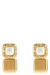 Self-portrait Self Portrait 'mottled Gold Pearl Tiered' Earrings