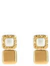 Self-portrait Self Portrait 'mottled Gold Pearl Tiered' Earrings