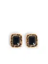 Self-portrait Mottled Gold-plated Brass Earrings